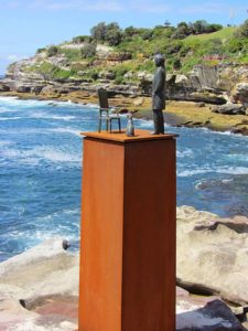 Australia - Sculpture by the Sea - Man Dog Chair