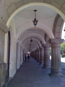 Guatemala La Antiqua Covered Walkway