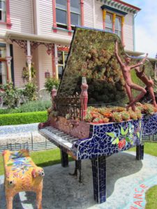 New Zealand - Akaroa - The Giant's House Mosaic Piano