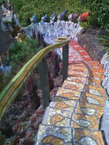 New Zealand - Akaroa - The Giant's House Mosaic Stairway