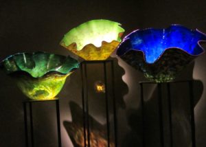 Chilhuly Glass - 3 Vessels from Chihuly Garden & Glass Exhibit
