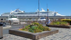 San Francisco Embarcadero - Sun Princess Cruise Ship Docked