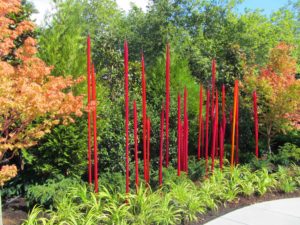Seattle - Chihuly Garden & Glass Red Spikes