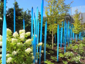 Seattle - Chihuly Garden & Glass Turquoise Spikes
