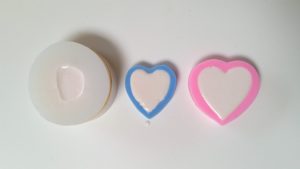 Valentine Soap - Filled silicone soap molds